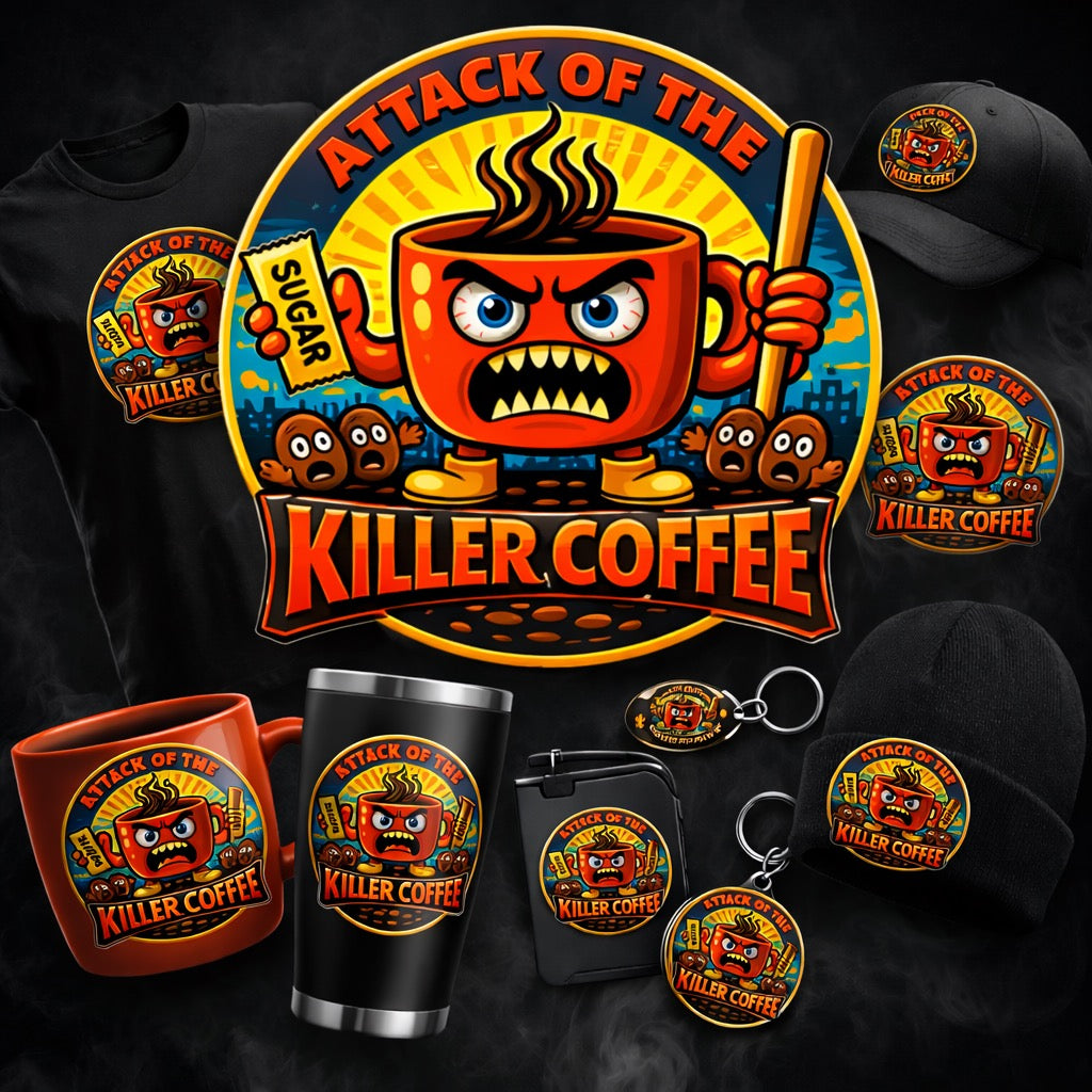 Attack of the Killer Coffee Merchandise